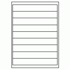 513 - Label Size 200mm x 30mm - 9 labels per sheet